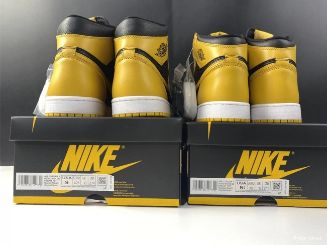 Bmlin Air Jordan 555088-701 Pollen 1 High OG Retro 0627